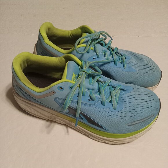 Altra Men's Via Olympus Max Cushion Running Shoe Size 12 AL0A82BW Neon Blue - Picture 1 of 11